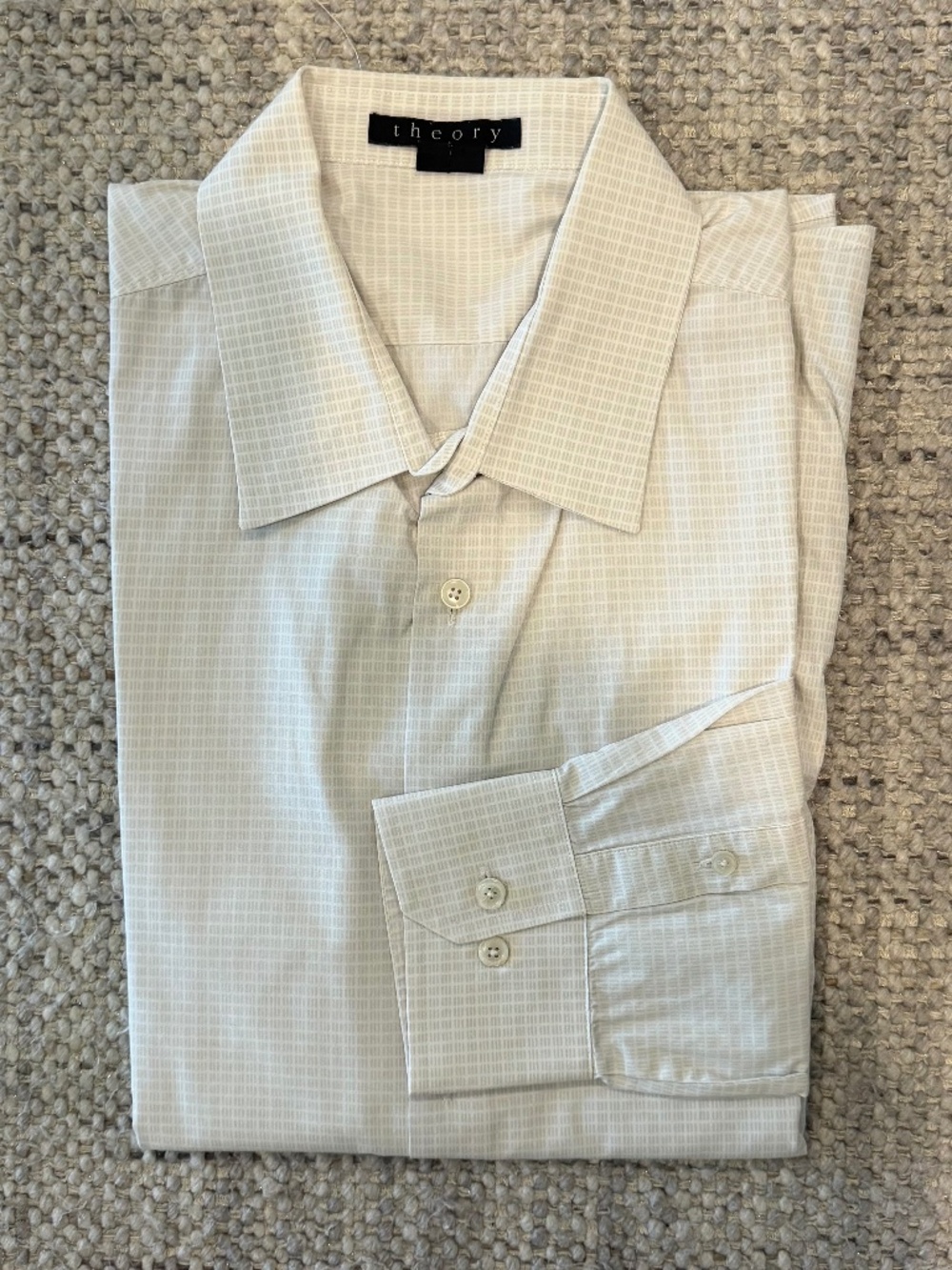 Theory Mens Shirt L/S Buttondown Size XL